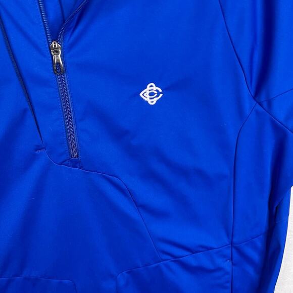 Ralph Lauren Polo X Golf Performance Short Sleeve Blue Pullover Windbreaker Larg - Picture 4 of 8